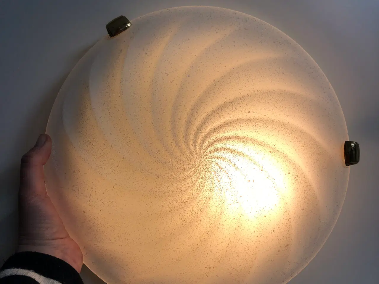 Billede 5 - Retro plafond lampe med swirl