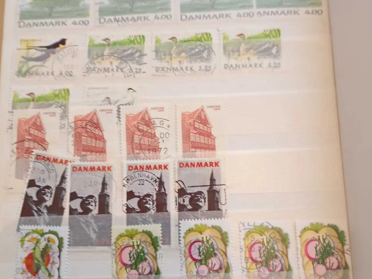 Billede 7 - indstiksbog med danske frimærker 