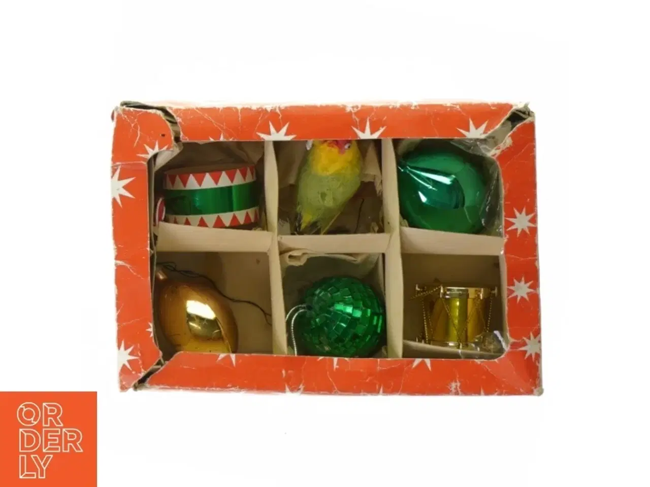Billede 1 - Julepynt, julekugler (str. 23 x 15 x 7 cm)