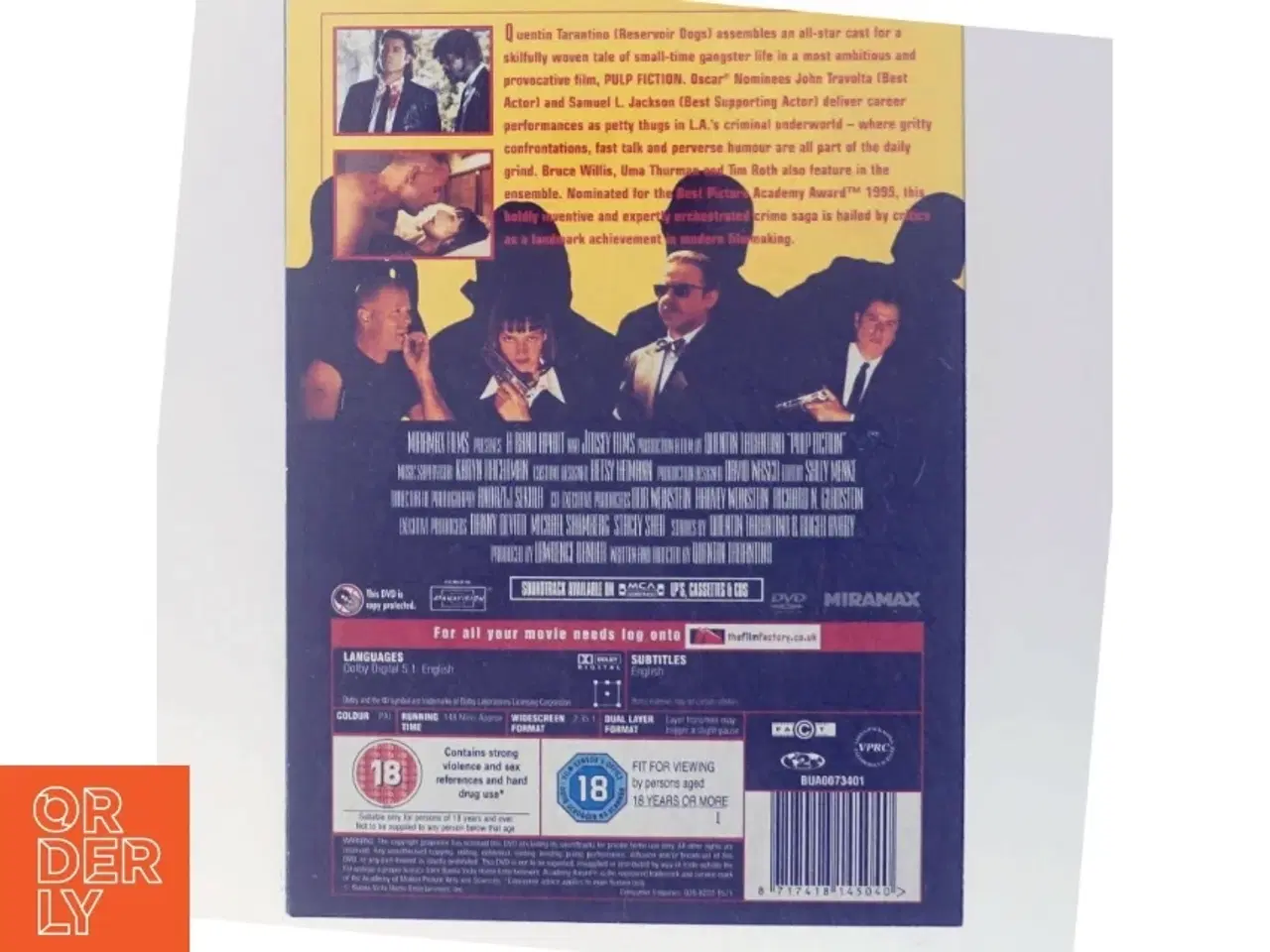 Billede 3 - ‘Pulp Fiction’ DVD fra Miramax Films