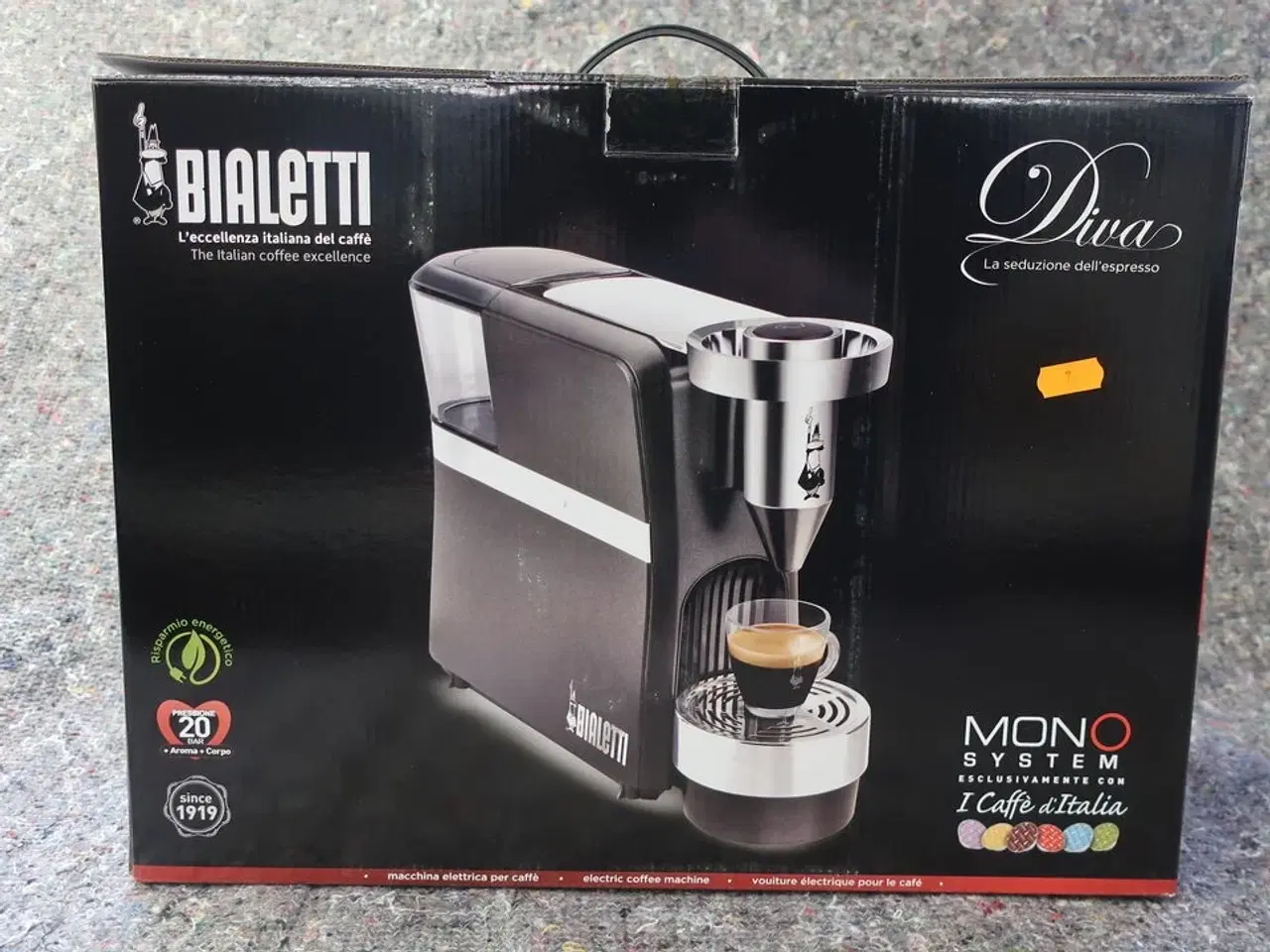Billede 1 - Kapsel espresso kaffemaskine BIALETTI DIVA CF 70 S