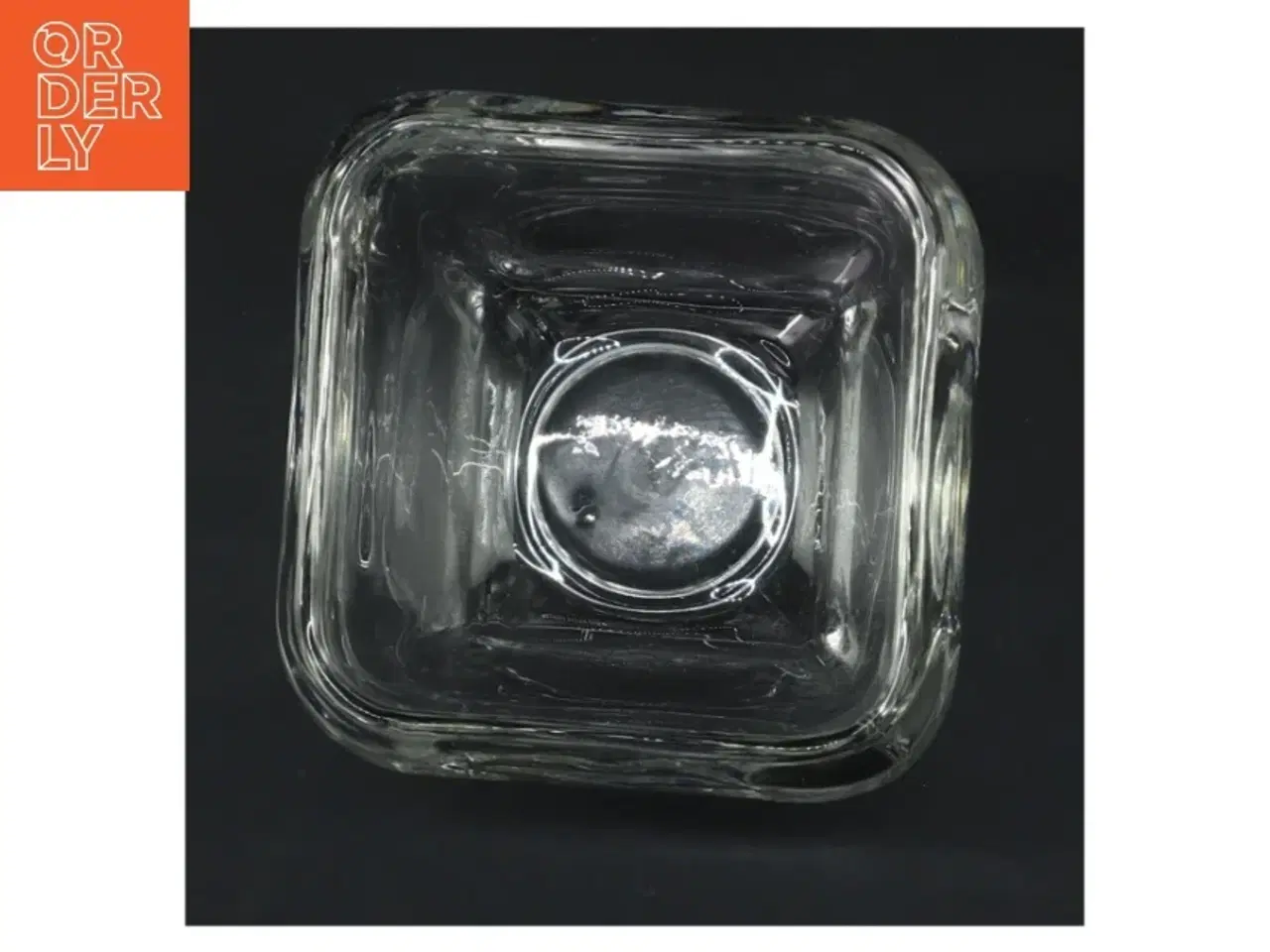 Billede 3 - Kvadratisk glas vase (str. 9,5x9,5 cm)