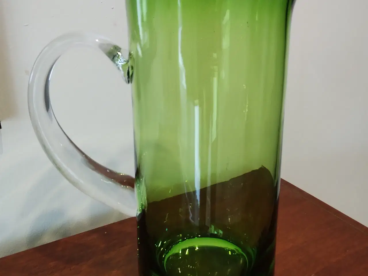 Billede 1 - Flot robust grøn glaskande