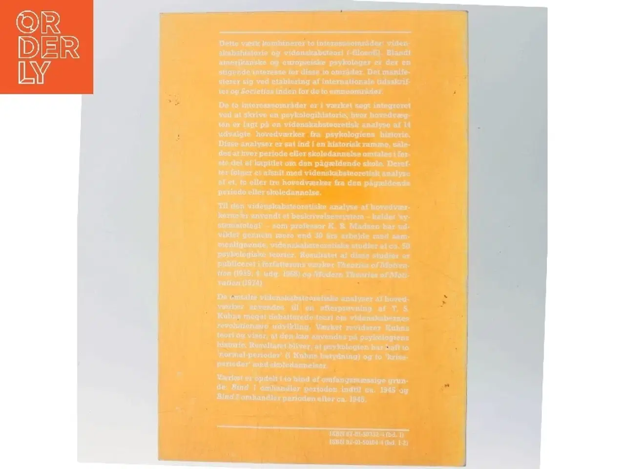 Billede 3 - Psykologi 1: Psykologiens historie indtil 1945 fra Gyldendal af K.B. Madsen (Bog)