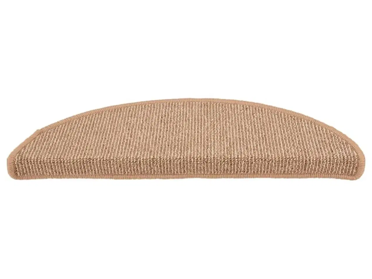 Billede 4 - Trappemåtter 15 stk. 56x17x3 cm lysebrune halvrunde