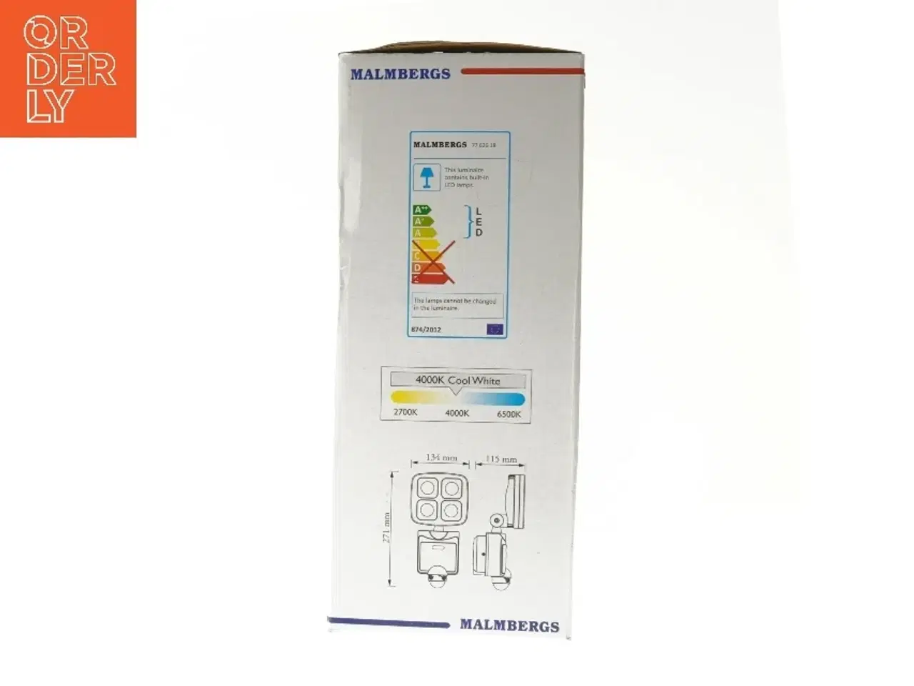 Billede 5 - Hydra LED udendørslampe fra Malmbergs (str. 27,1x13,4x11,5 cm)