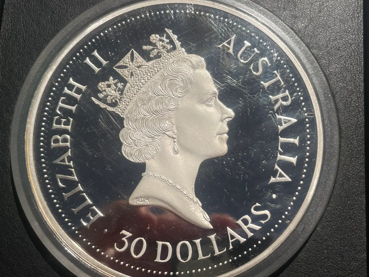 Billede 2 - 1 KG Australsk sølv 999 rent sølv, Kookaburra,1993