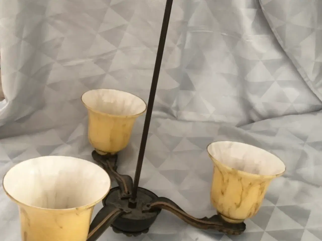 Billede 1 - Ældre lofts lampe tre armet