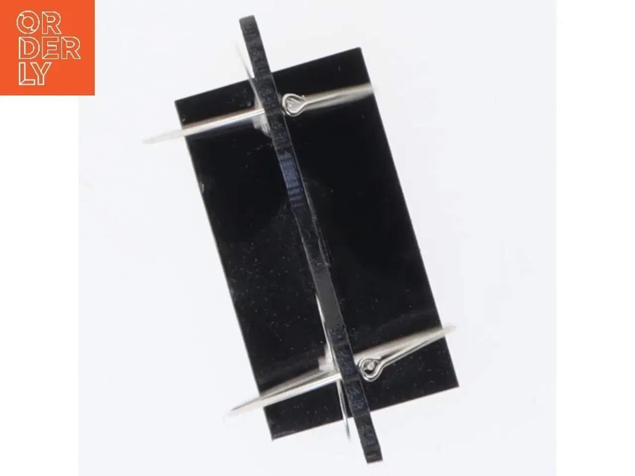 Billede 4 - Øreringe med hjerteformet vedhæng (str. Ø 3 cm)