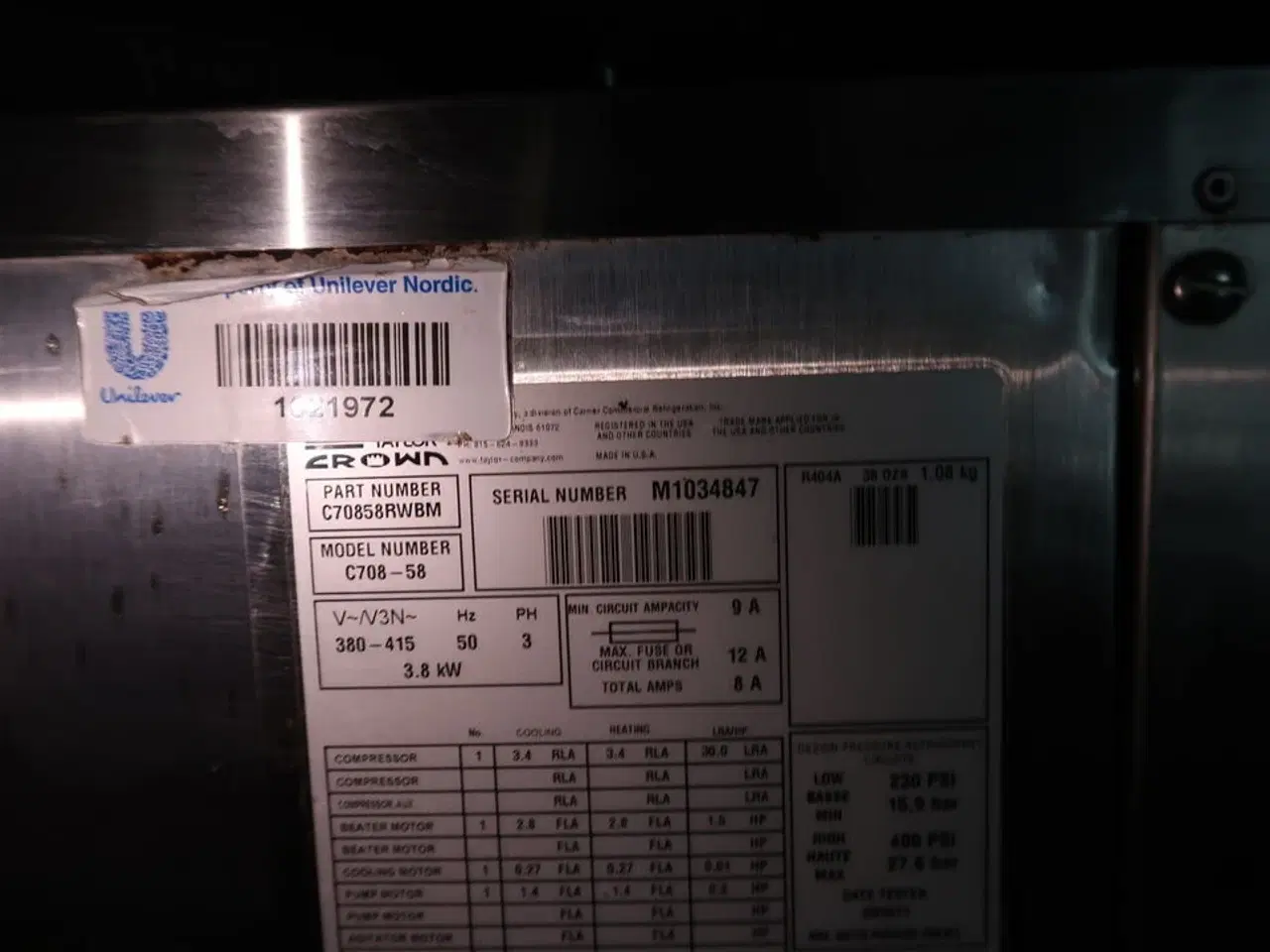 Billede 6 - Softicemaskine TAYLOR C708-58
