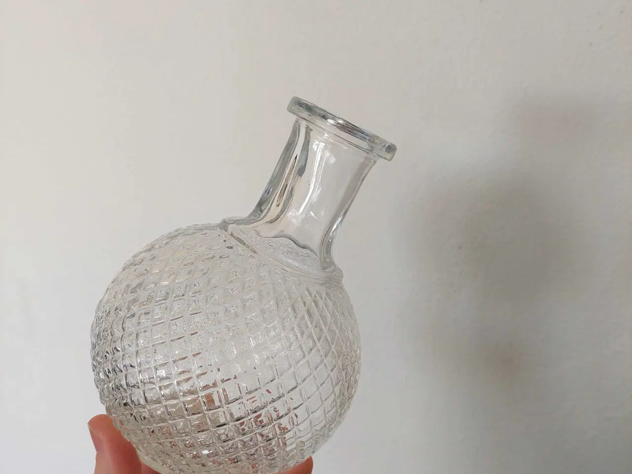 Billede 2 - Bud modtages | Smuk Vase med harlekinmønster