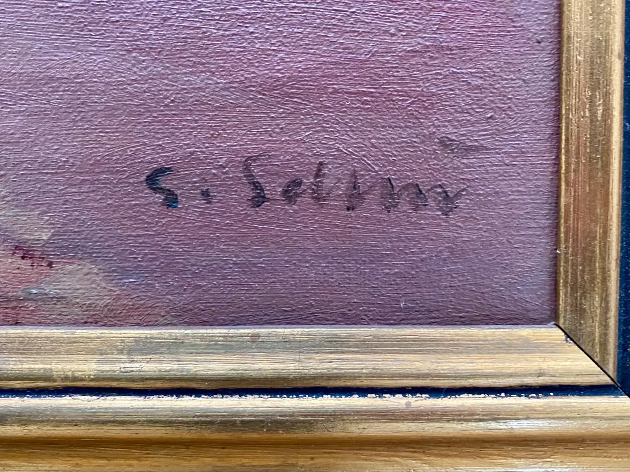 Billede 2 - Smukt oliemaleri