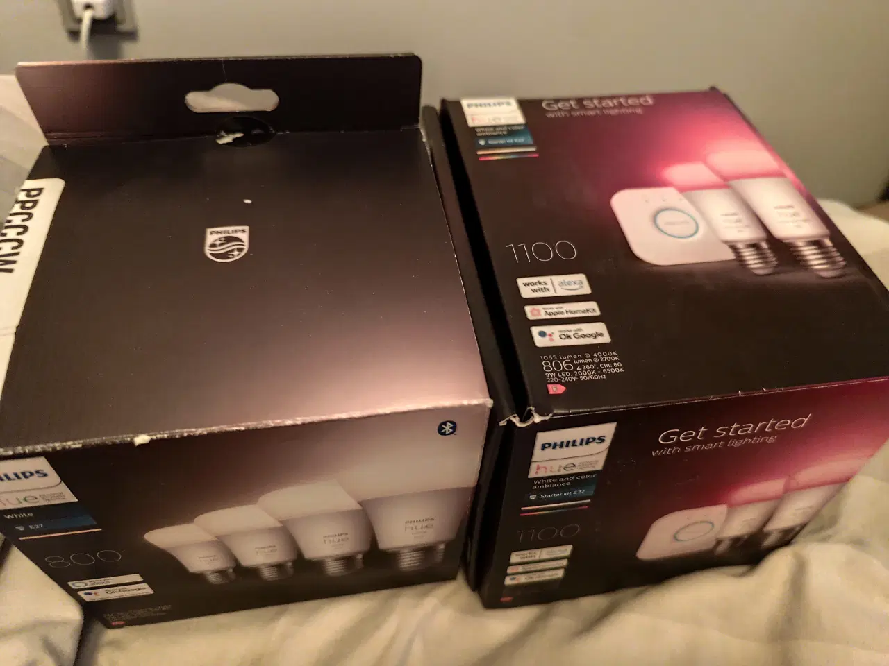 Billede 1 - Philips Hue – Starter kit + 4 ekstra pærer (White 