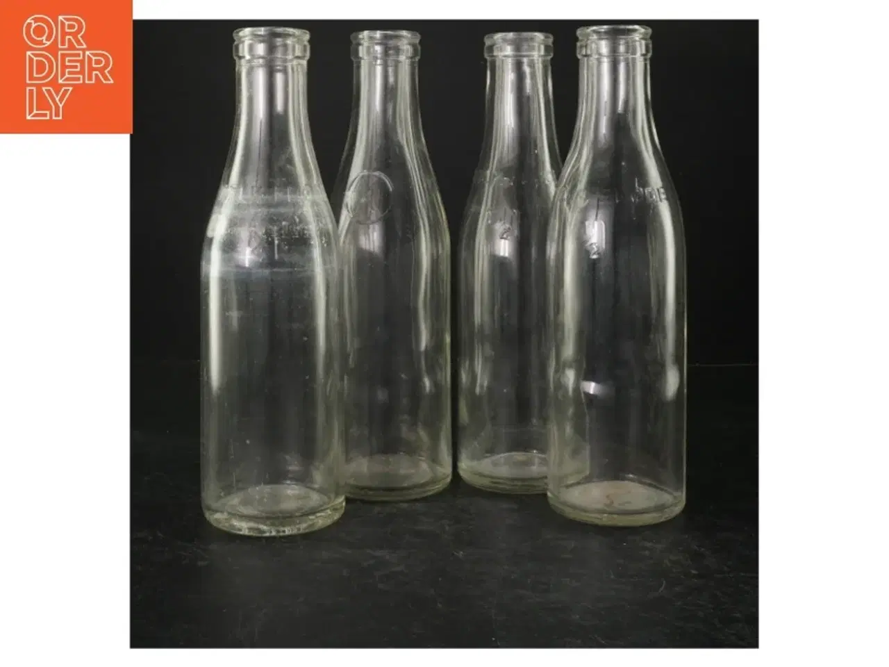 Billede 1 - Mælkeflasker 50 cl, 4 stk (str. Ø. 4,5 cm. længde, 15,5 cm)