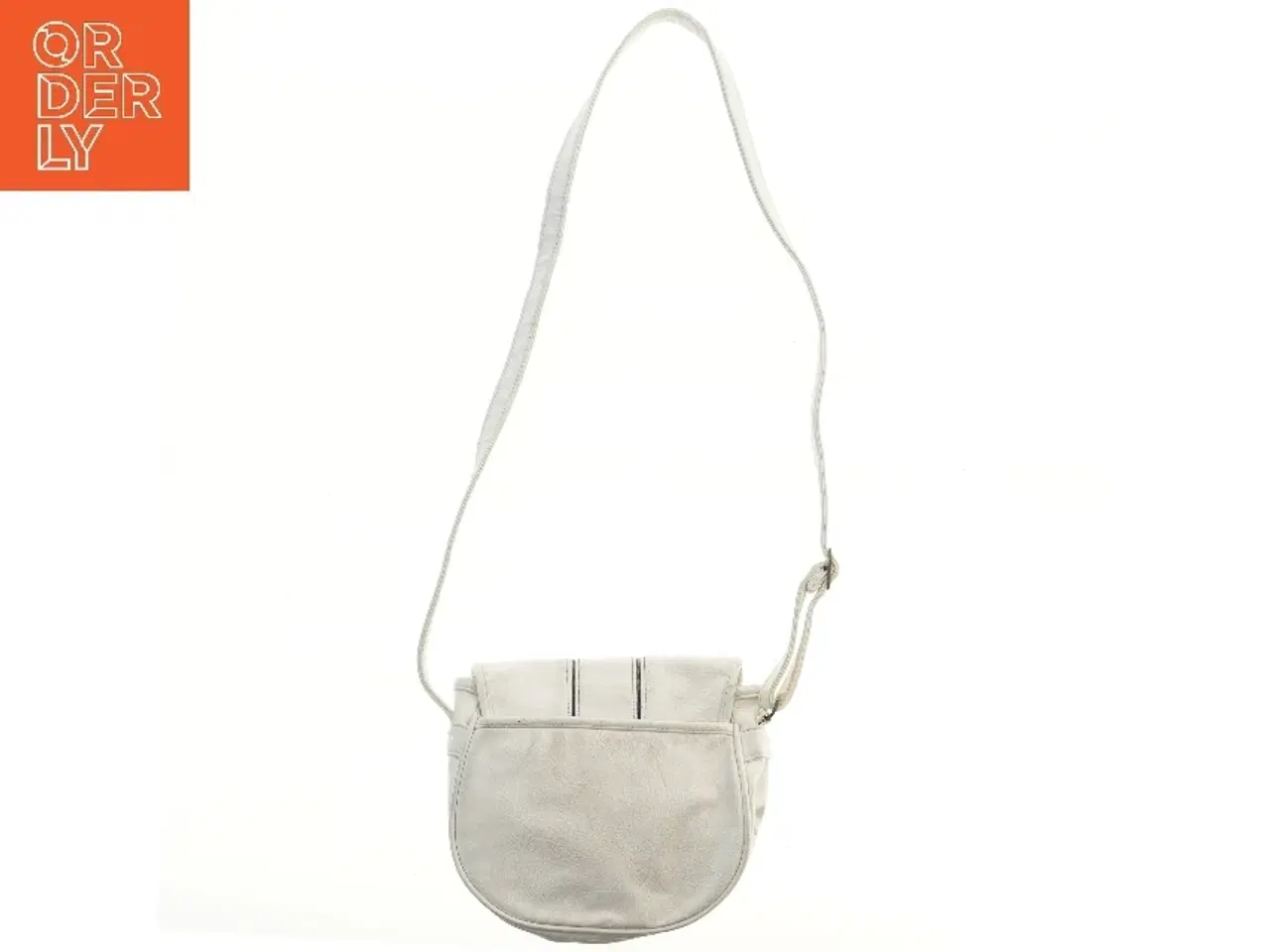 Billede 2 - Hvid skuldertaske (str. 21,5x24,5 cm)