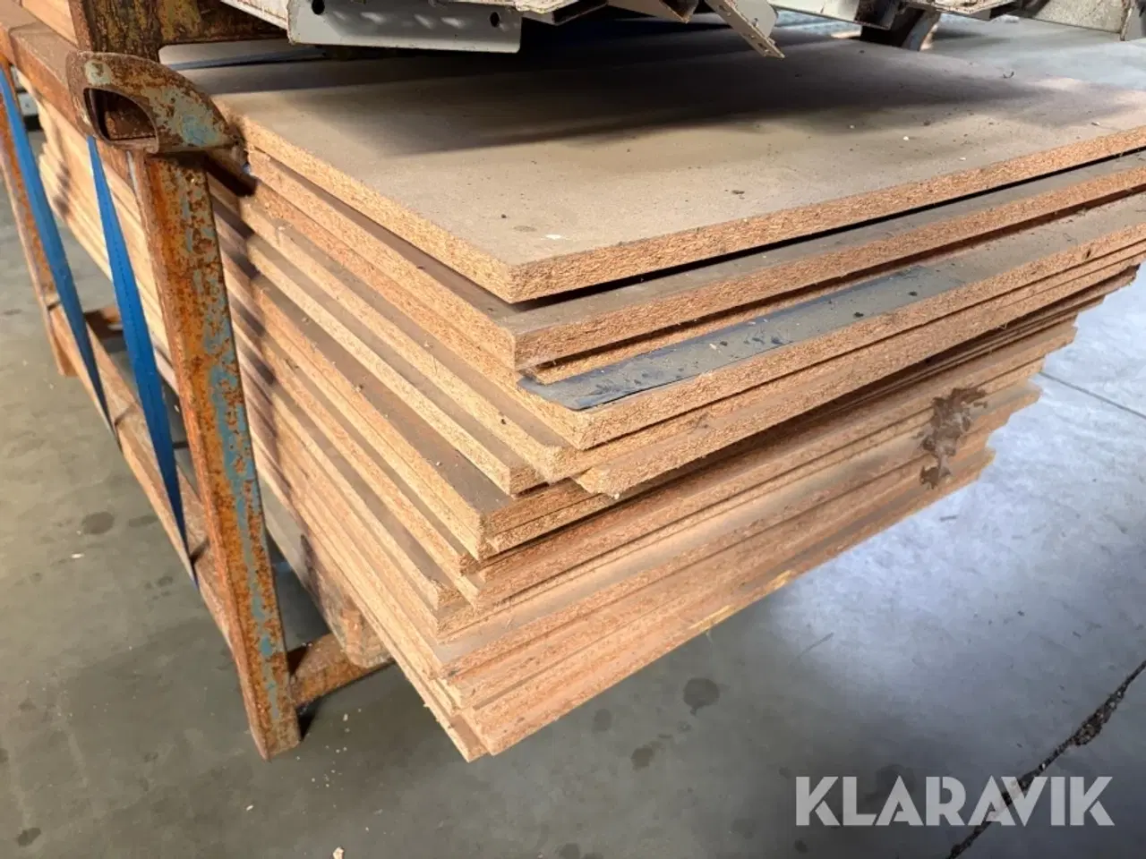 Billede 10 - Pallereol / storfagsreol - 3 fag og 30 hylder inklusiv plader