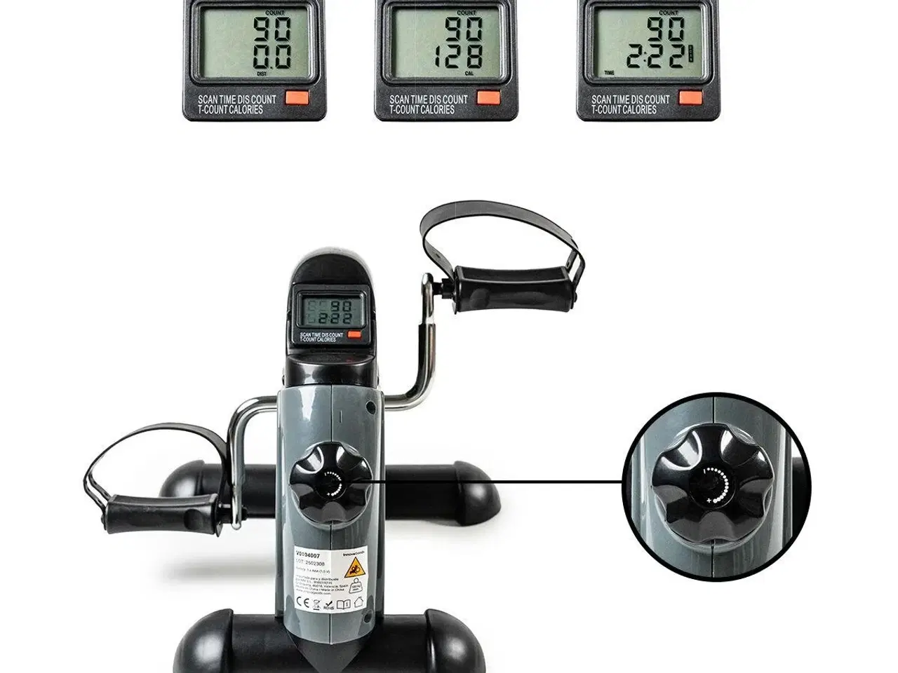 Billede 4 - Motionscykel med pedaler til arme og ben - Velora 2100 med måtte