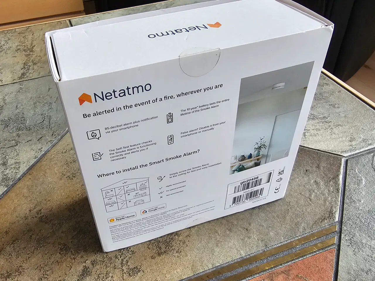 Billede 2 - Netatmo - Smart Smoke Alarm - Røg alarm - Helt Ny