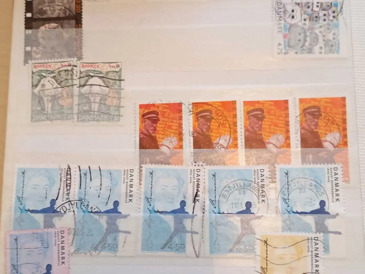 Billede 23 - indstiksbog med danske frimærker 