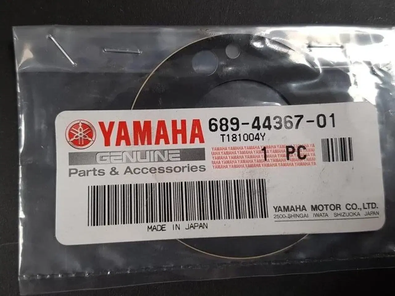 Billede 1 - YAMAHA RUBBER, WATER SEAL 3