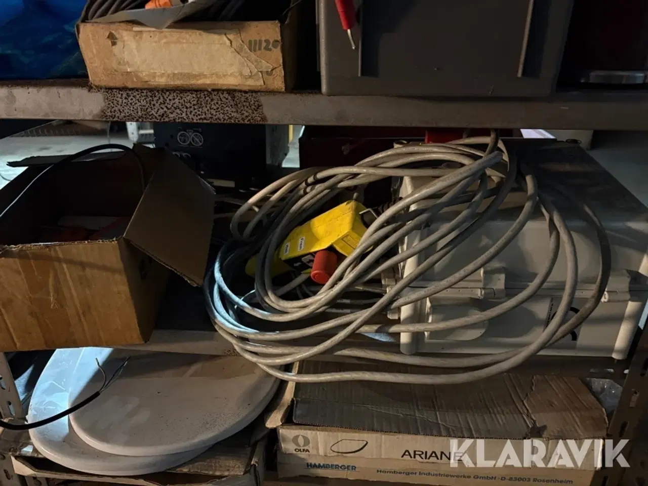 Billede 9 - Blandet lot diverse el, emnestål og wire.