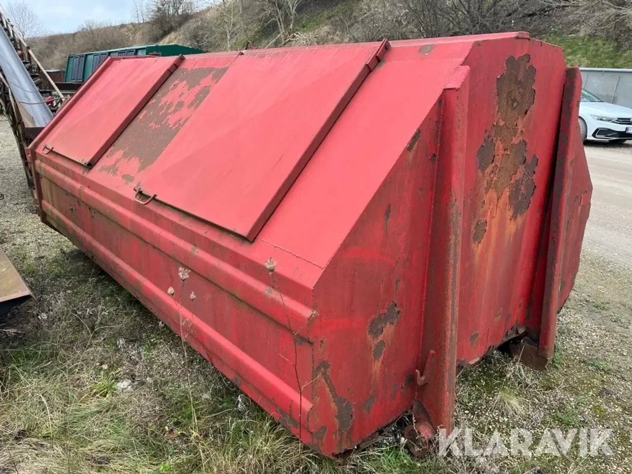 Billede 2 - Lukket affaldscontainer til wirehejs