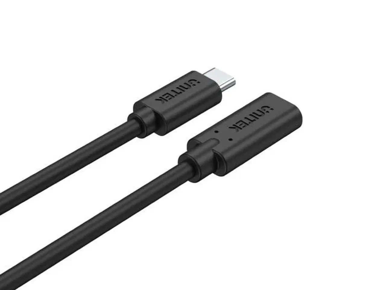 Billede 2 - USB-C forlængerkabel 5 m – UNITEK USB 3.2 Gen 2, sort