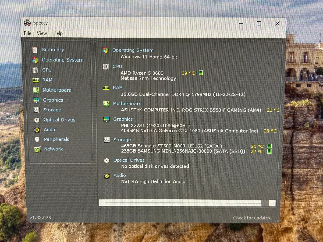Billede 9 - GAMING PC – Ryzen 5 3600 • GTX 1080 • 16GB DDR4 •