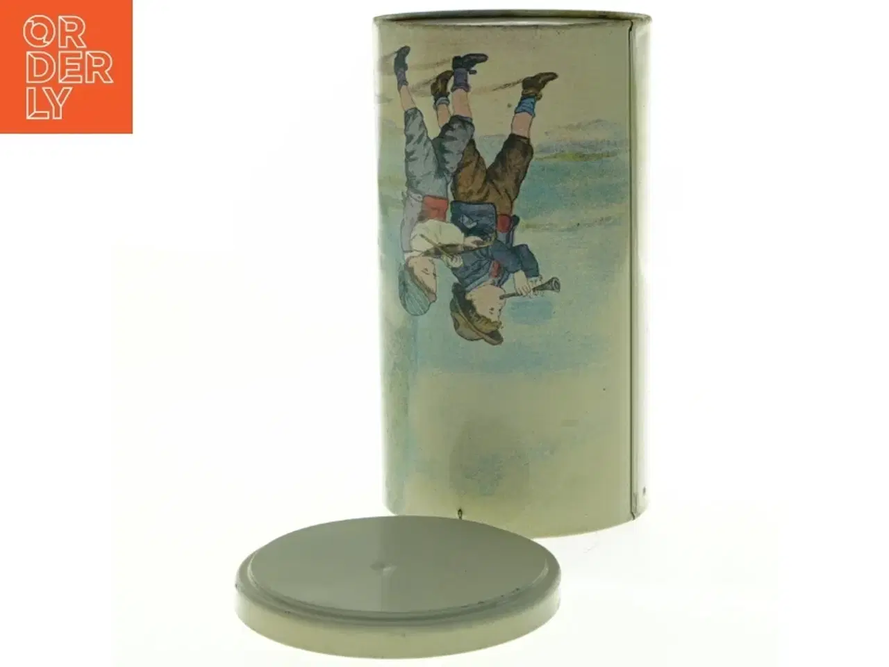Billede 6 - Børnenes Bryllup- Gammel fransk metal kagedåse (str. 20 x 11 cm)