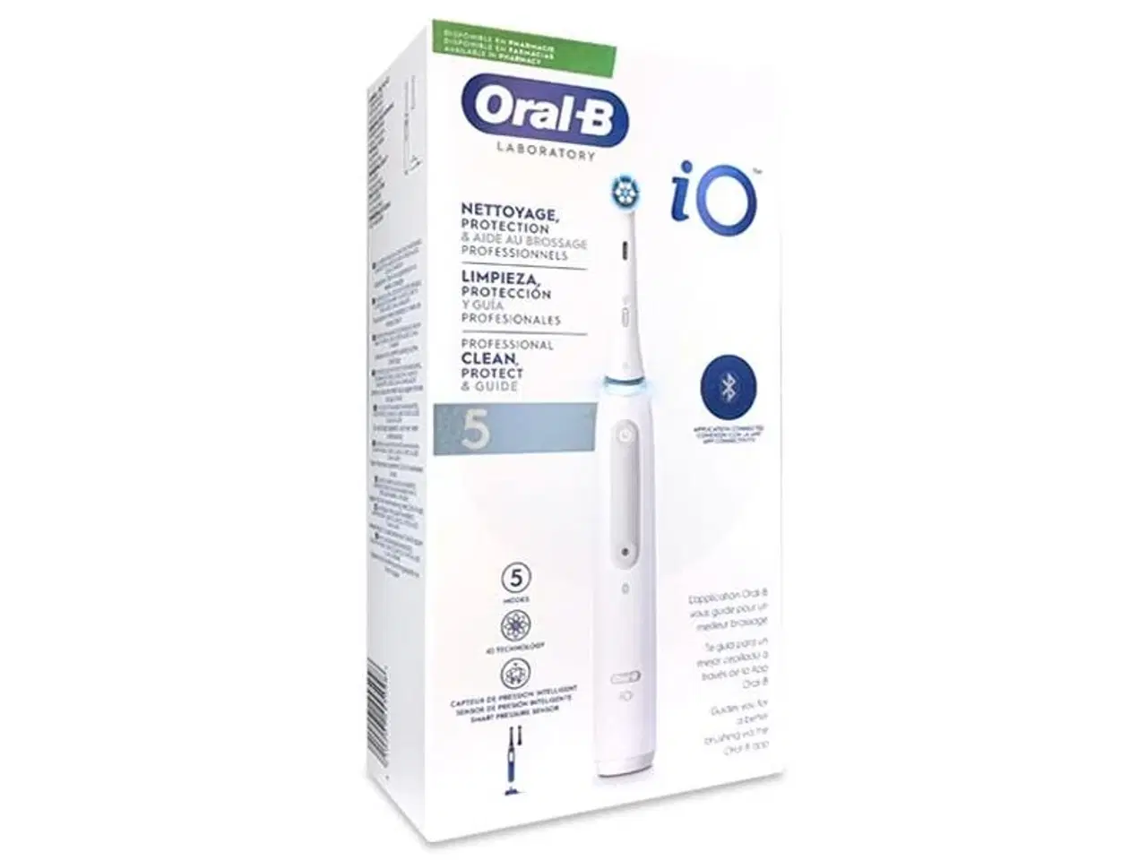 Billede 1 - Elektrisk tandbørste Oral-B iO 5 Laboratory Professional – Hvid