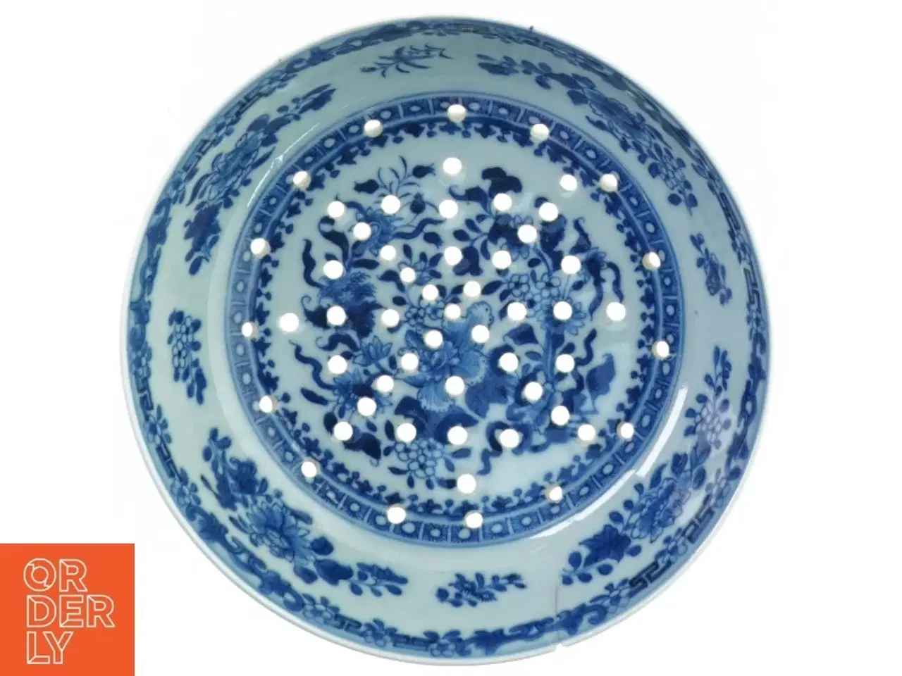 Billede 1 - Sigte skål i porcelæn (str. 20 x 5 cm)