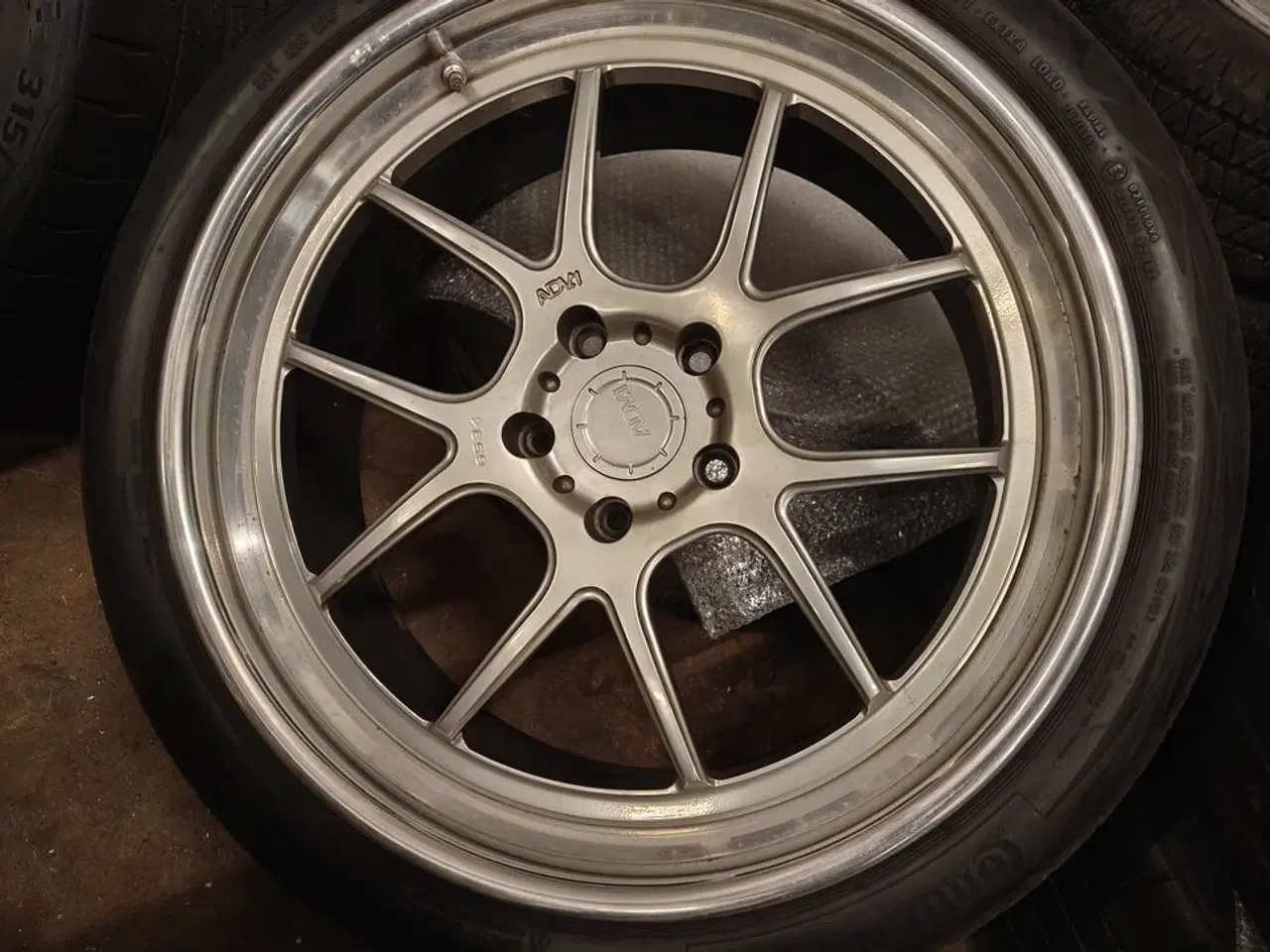 Billede 5 - 4 stk. Fælge m. dæk ADV1 3delt Split til PORSCHE (MOMSFRI)