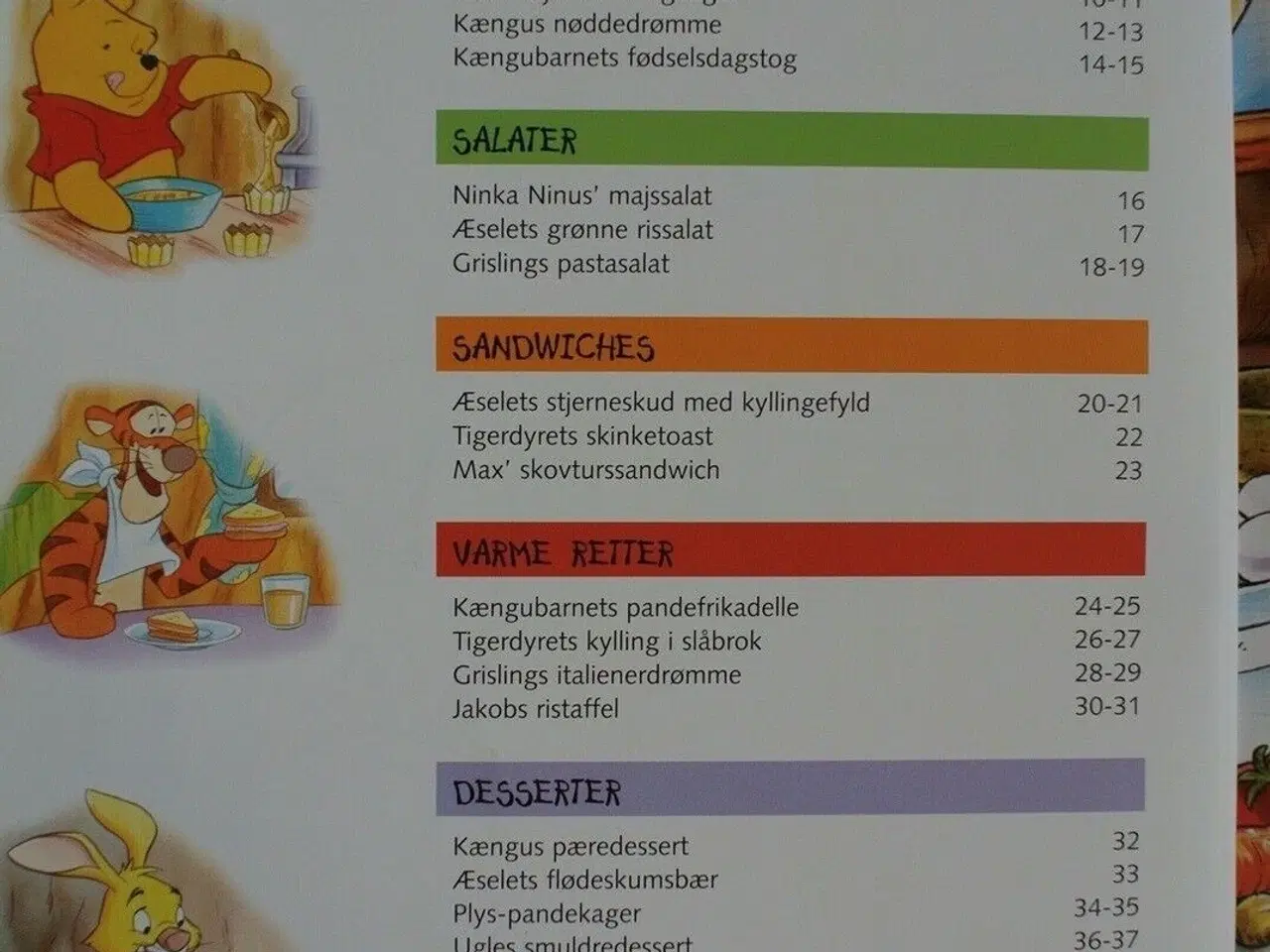 Billede 2 - disney's peter plys kogebog, opskrifter af hanne b
