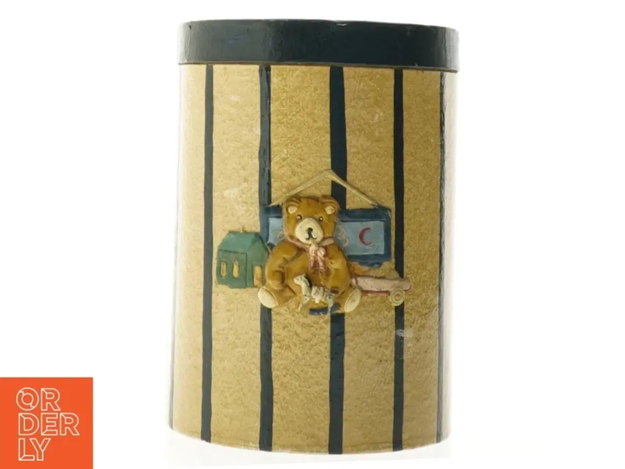 Billede 1 - Dåse med bamse motiv (str. 19 x 14 cm)