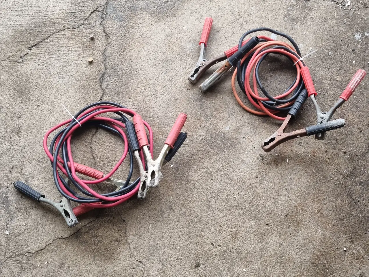 Billede 4 - Krydsnøgle og 2 sæt Start kabler 