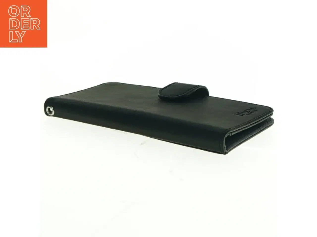 Billede 2 - Sort læderetui til smartphone fra Ideal of Sweden (str. 16 x 8,5 cm)
