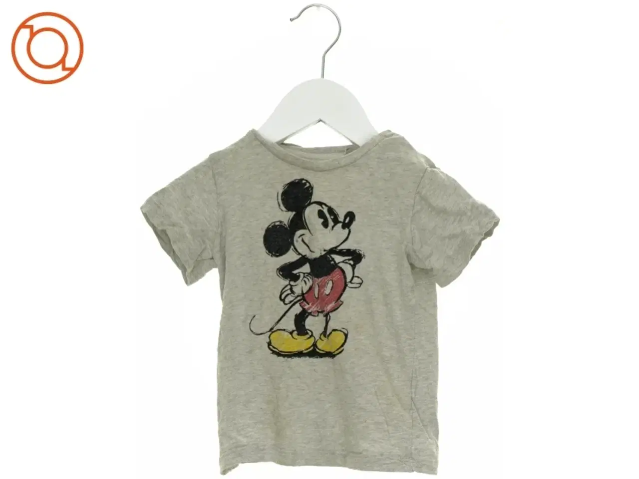 Billede 1 - T-Shirt med Mickey Mouse motiv fra H&M (str. 80 cm)