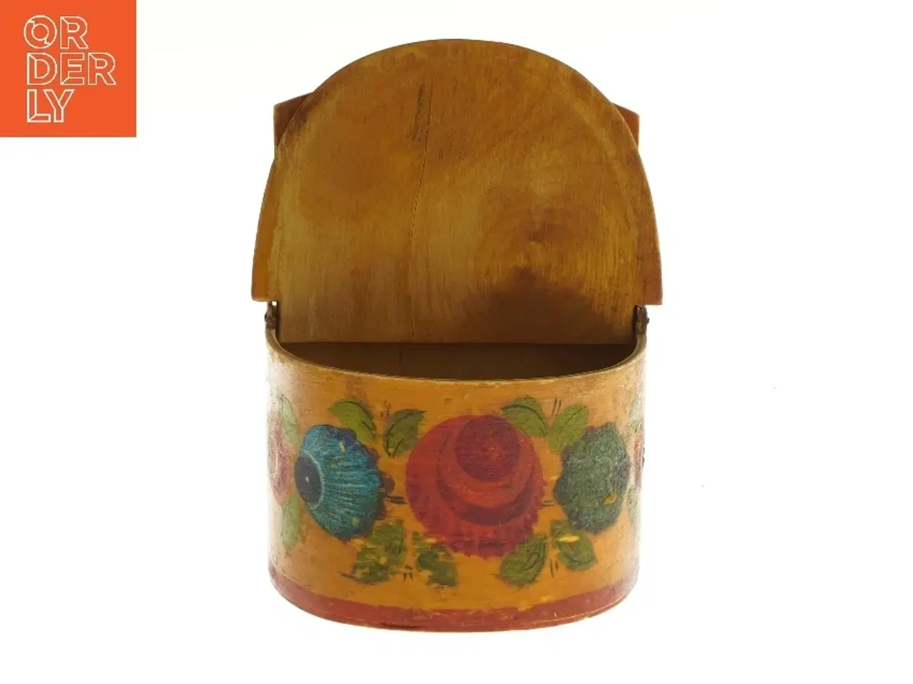 Billede 3 - 1960'er USSR Saltkar blomstermønster (str. 18x14,5 cm)