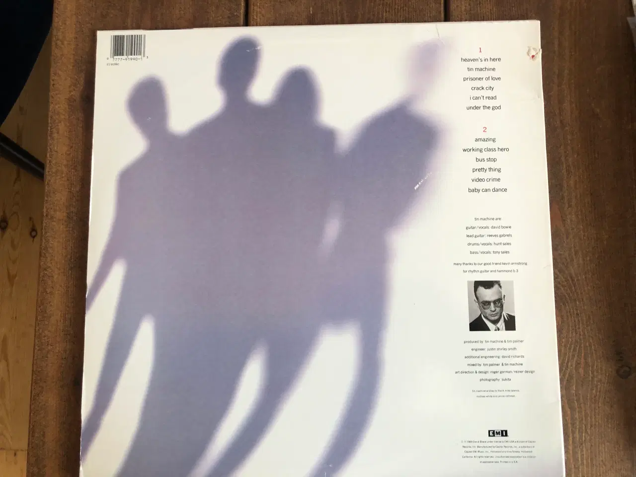 Billede 2 - LP. David Bowie: Tin Machine. Vg+Cover Vg+