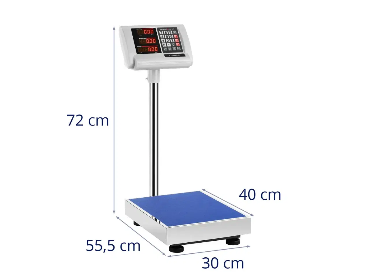 Billede 5 - Industrivægt – 60 kg / 10 g – 40 x 30 cm