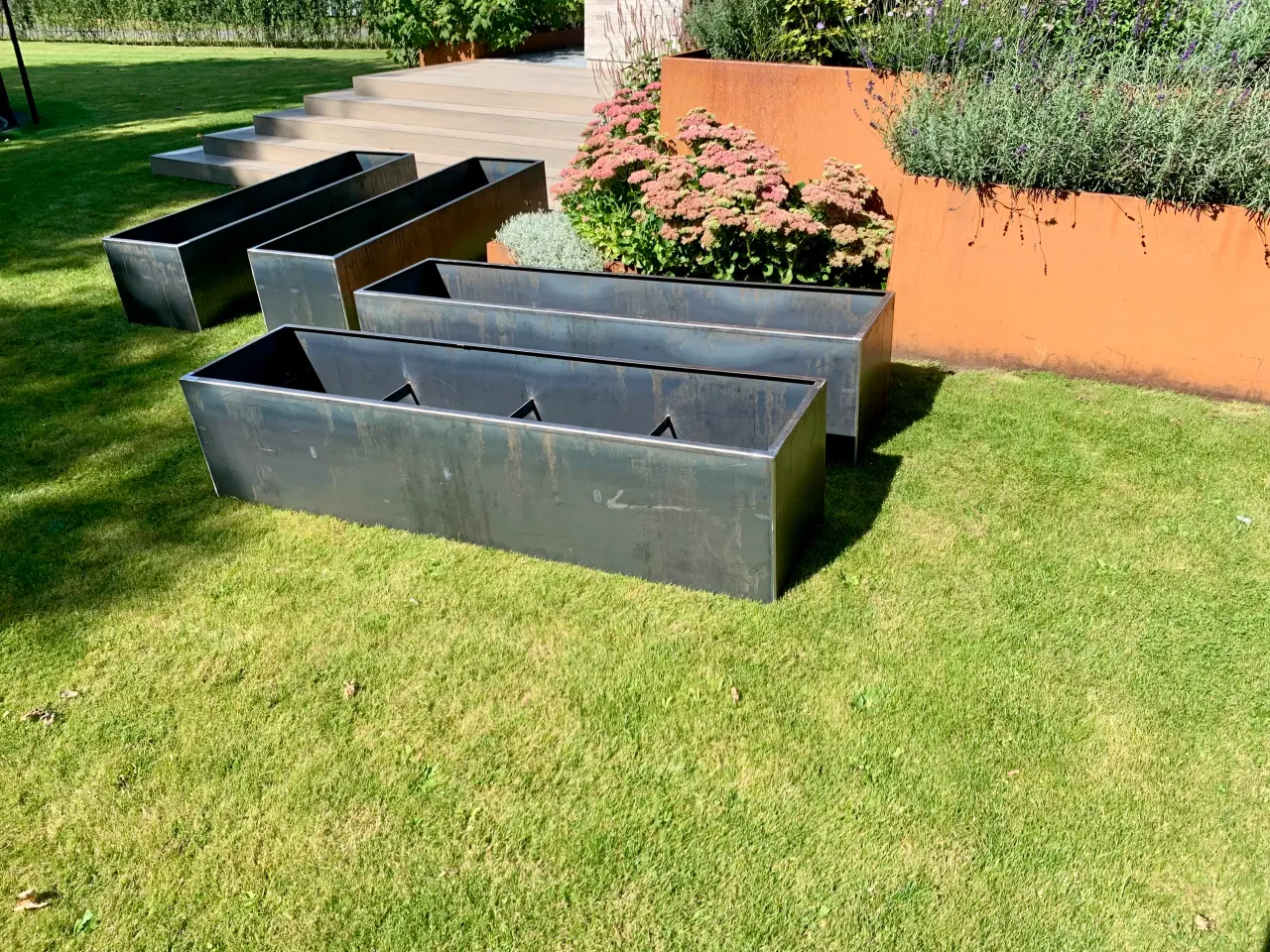 Billede 2 - Plantekasser i Corten stål