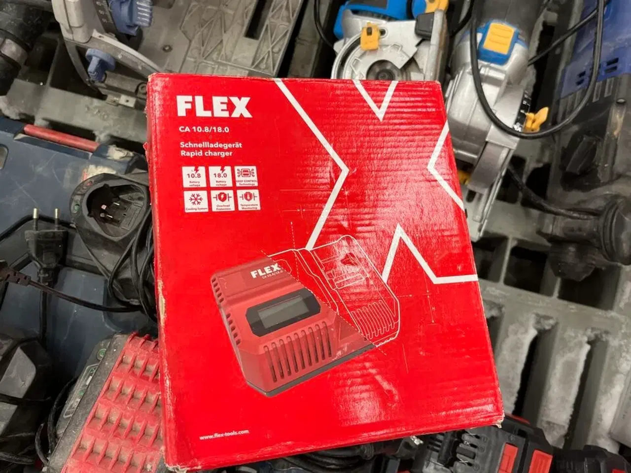 Billede 8 - 8 stk. El værktøj, Gasvarmer, div. batterisæt