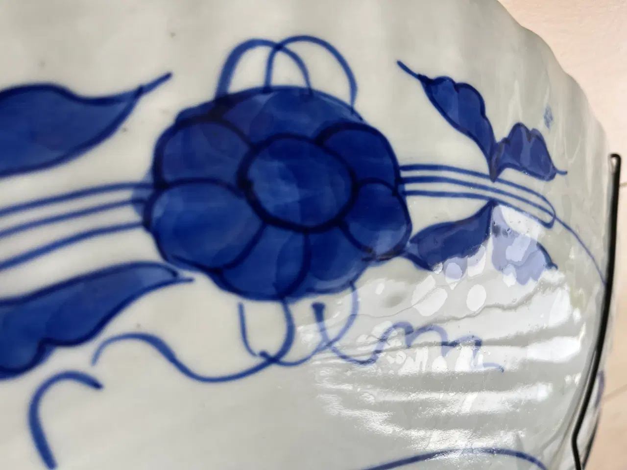 Billede 6 - Antikt japansk Imari-fad – 46,5 cm – perfekt stand