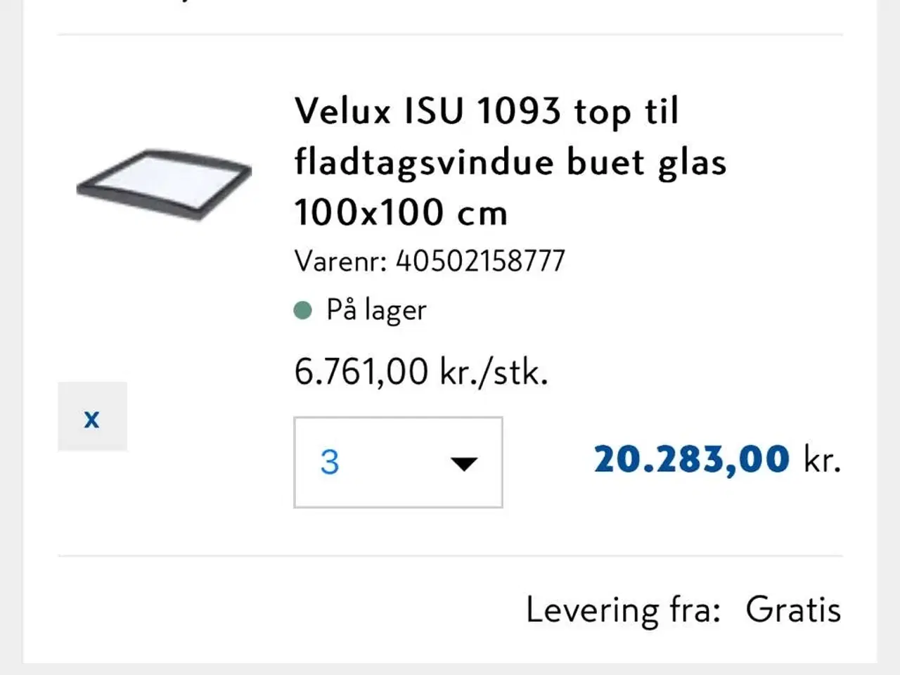 Billede 1 - Velux vinduer elektrisk 