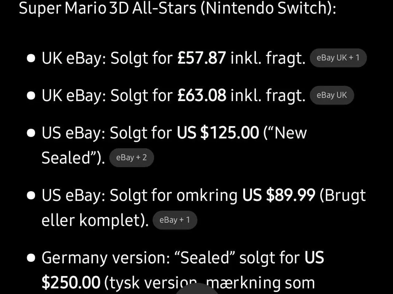 Billede 2 - Mario all star sælges til højeste bud