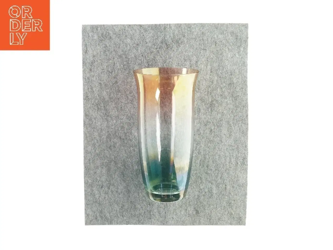 Billede 1 - Glasvase (str. HØ: 26x13 cm)