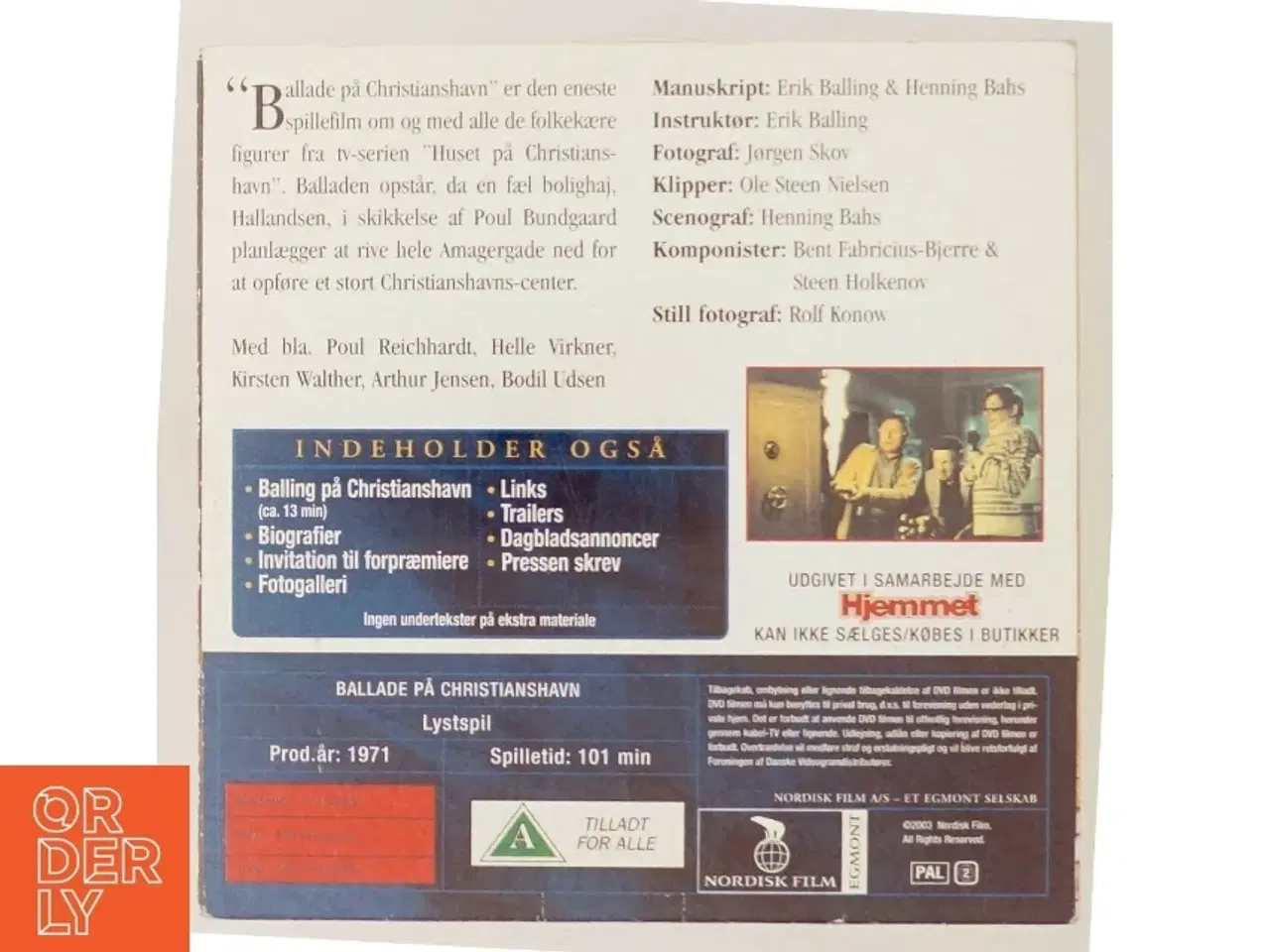 Billede 3 - Ballade på Christianshavn DVD fra Nordisk Film