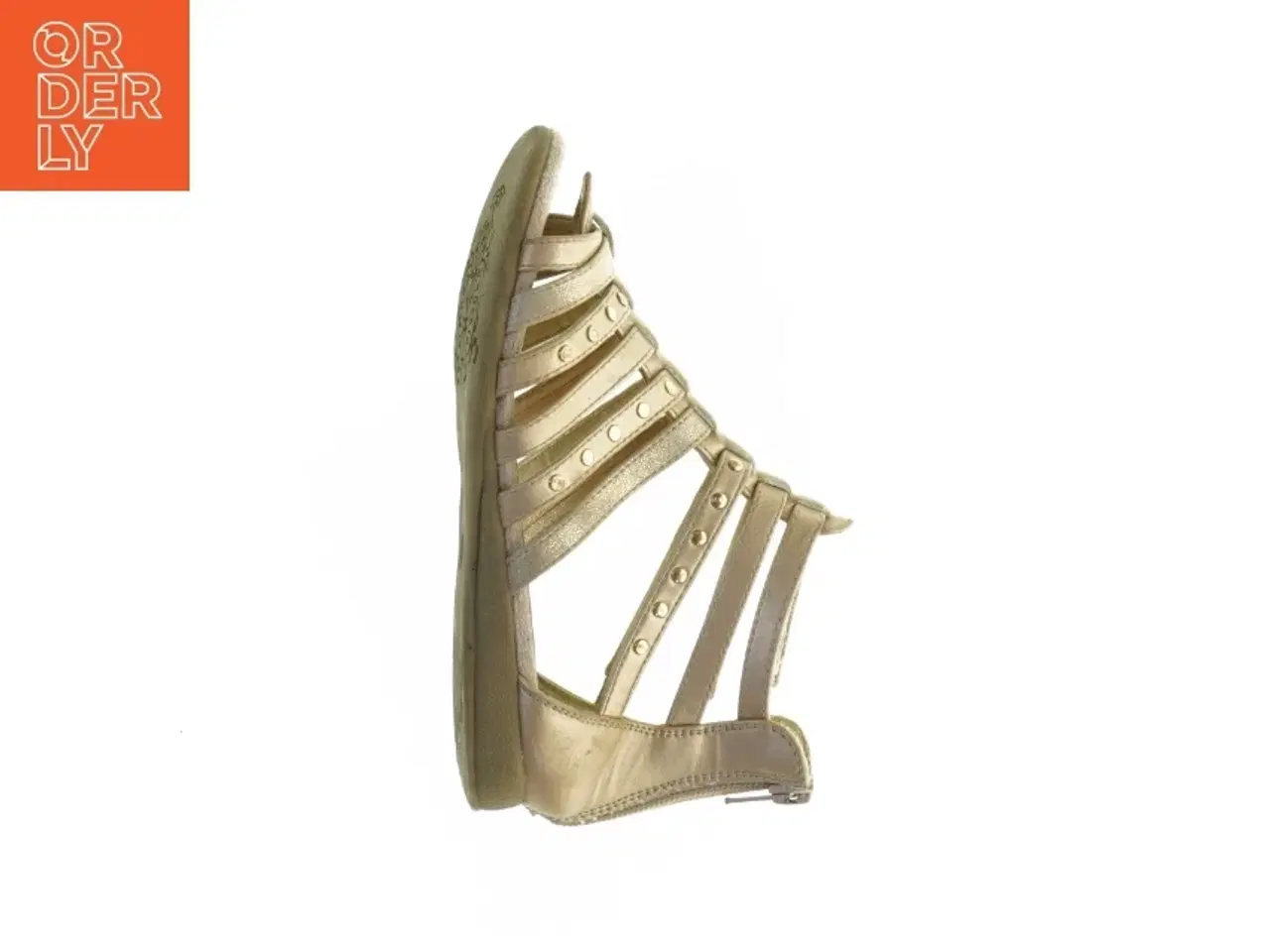 Billede 4 - Guld gladiatorsandaler fra Din Sko (str. 32)