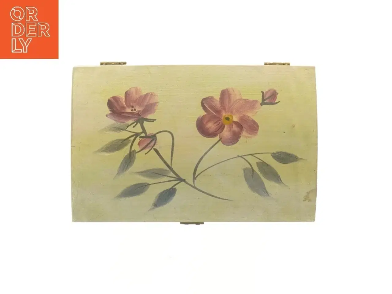 Billede 3 - Dekorativ træ kiste (str. 21,5x13,5 cm)