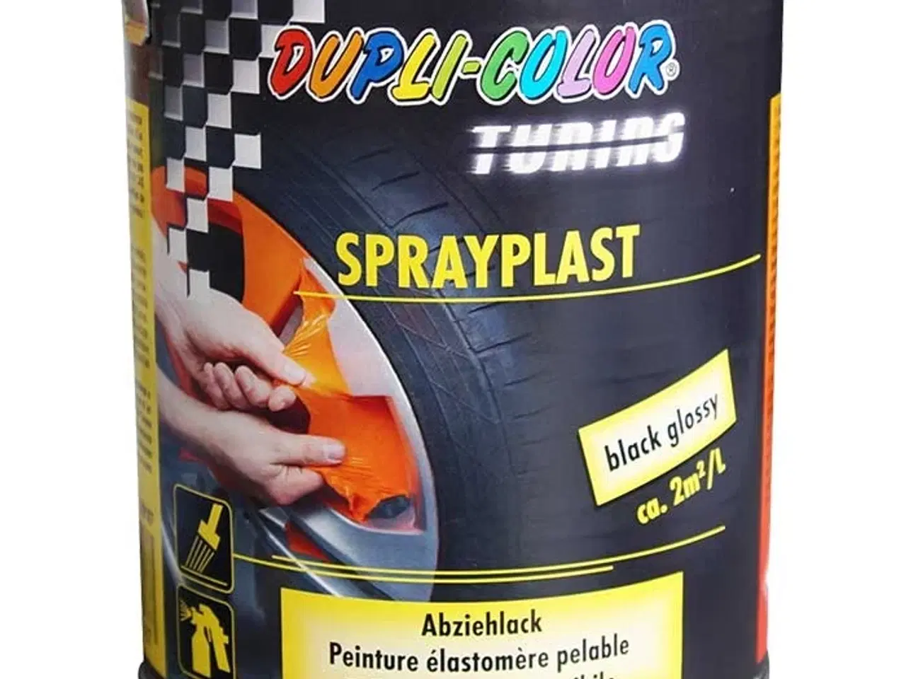 Billede 1 - Motip sprayfolie blanksort 750 ml